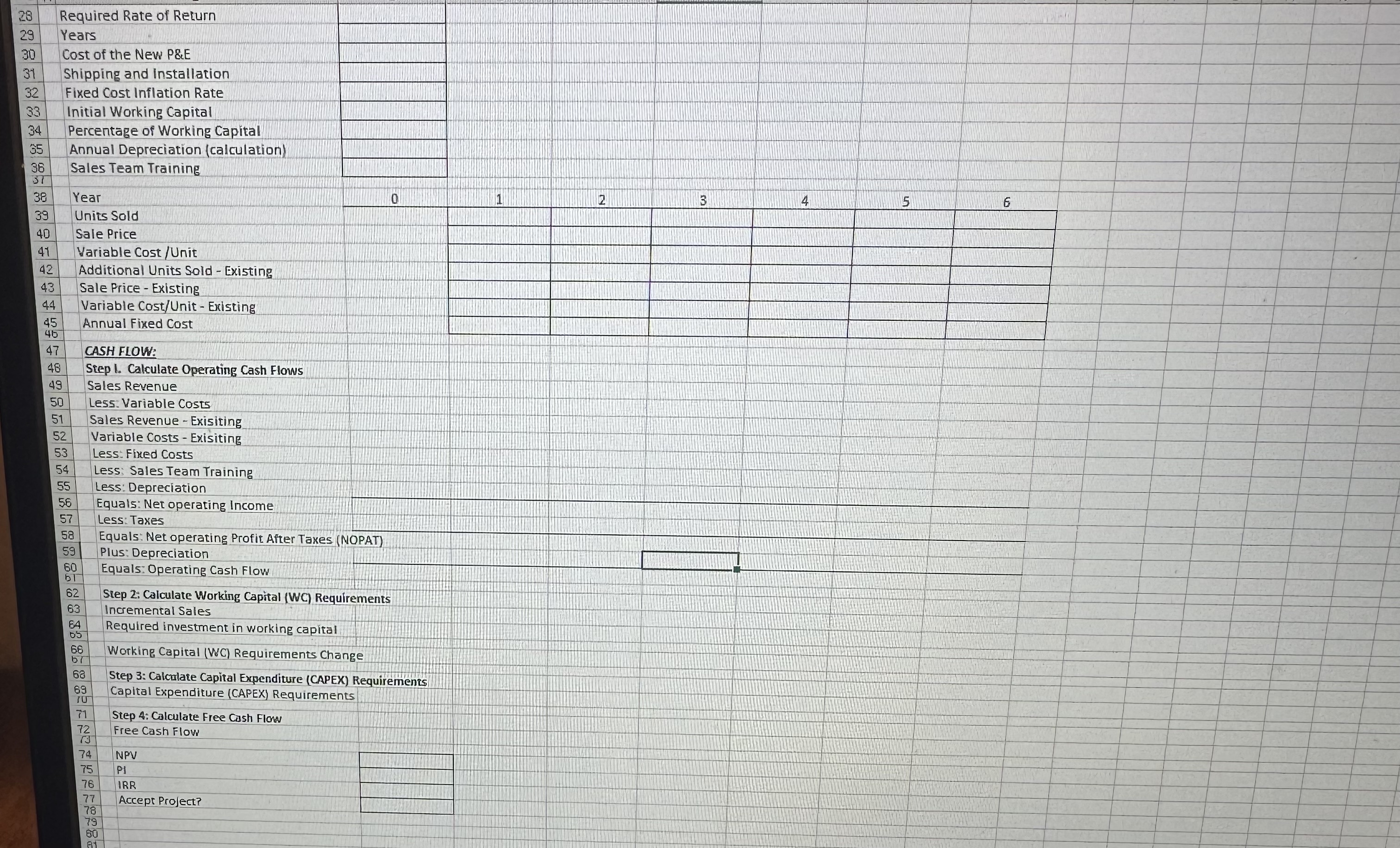 Solved Solve the following problem usuing excel and show | Chegg.com