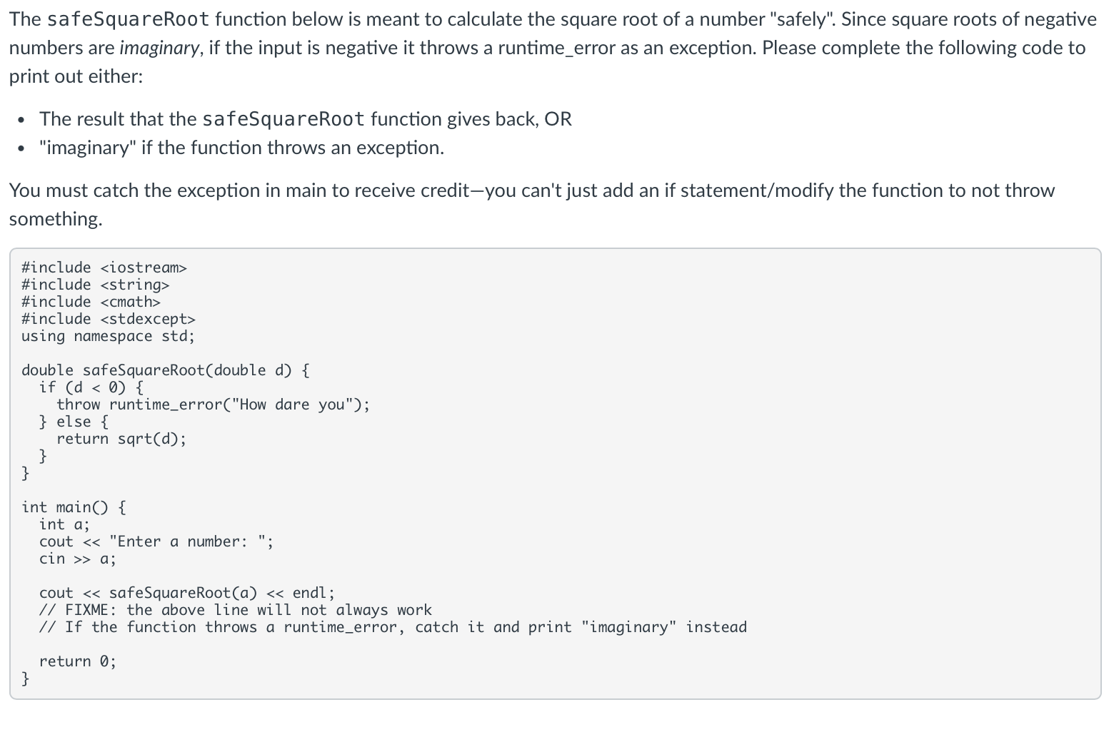Solved In c++ ﻿please, Thank you | Chegg.com