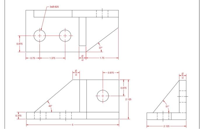 Solved this is ortho view i need the iso view please show | Chegg.com