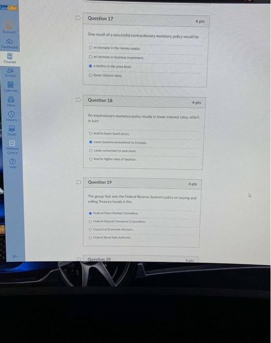 Solved please help me check 17-19 and tell me if my answers | Chegg.com