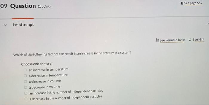 Solved See page 557 09 Question (1 point) 1st attempt Il See | Chegg.com