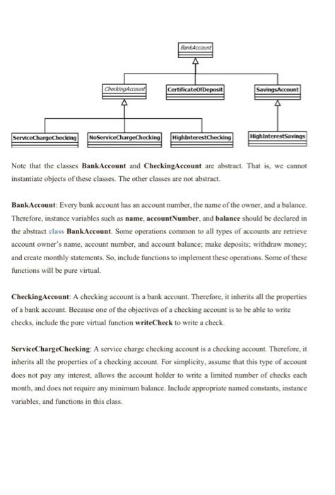 Solved Bank Accounts Mini Project Banks has many kinds of | Chegg.com