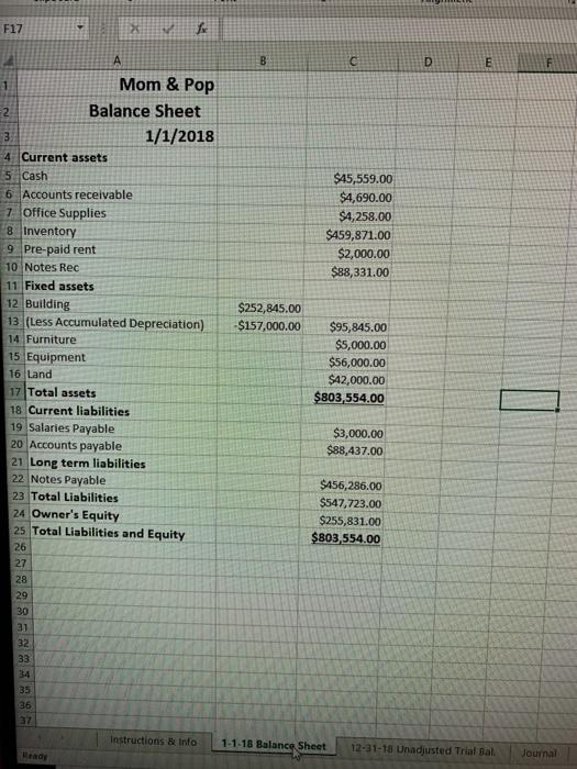 Solved 1. Make adjusting entries in the journal (rounding to | Chegg.com