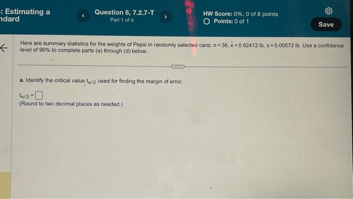 Solved Here are summary statistics for the weights of Pepsi | Chegg.com