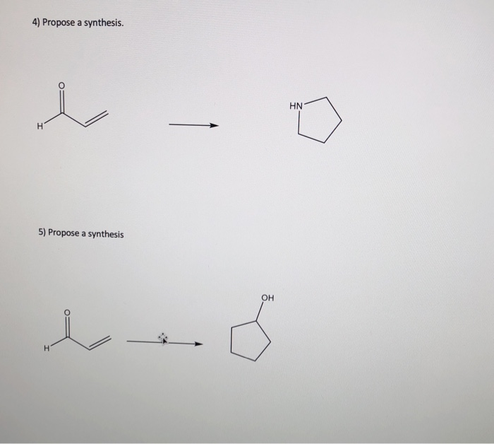 Solved 1) Propose a synthesis of the following amine from | Chegg.com