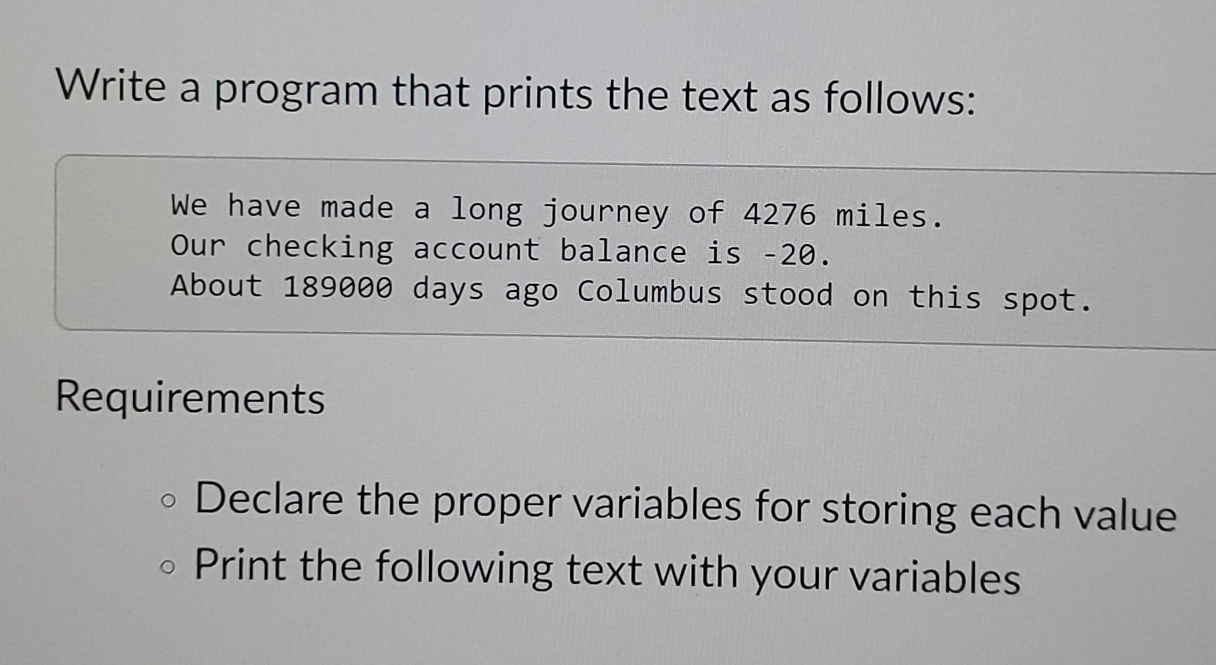 Solved Please read the question carefully and follow the | Chegg.com