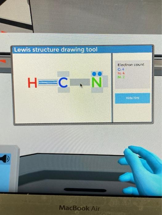 Solved Lewis structure drawing tool Electron count C14 H 4