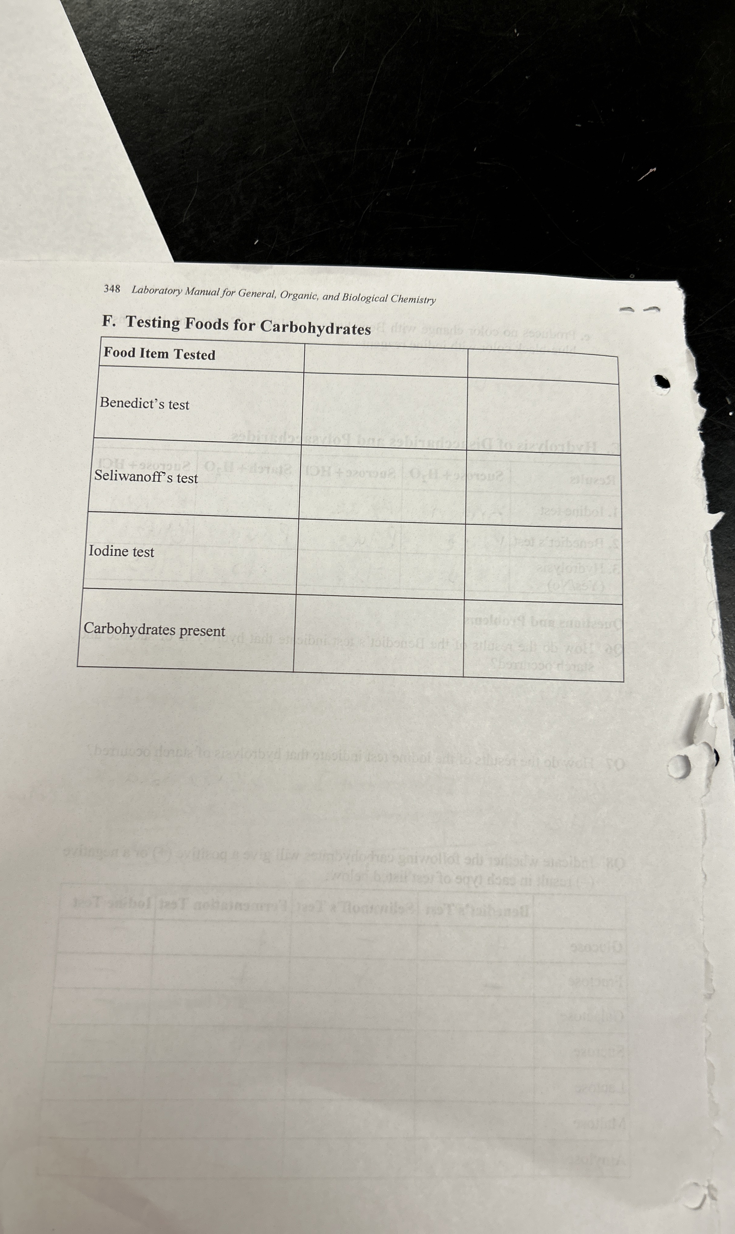 Solved 348 ﻿Laboratory Manual for General, Organic, and