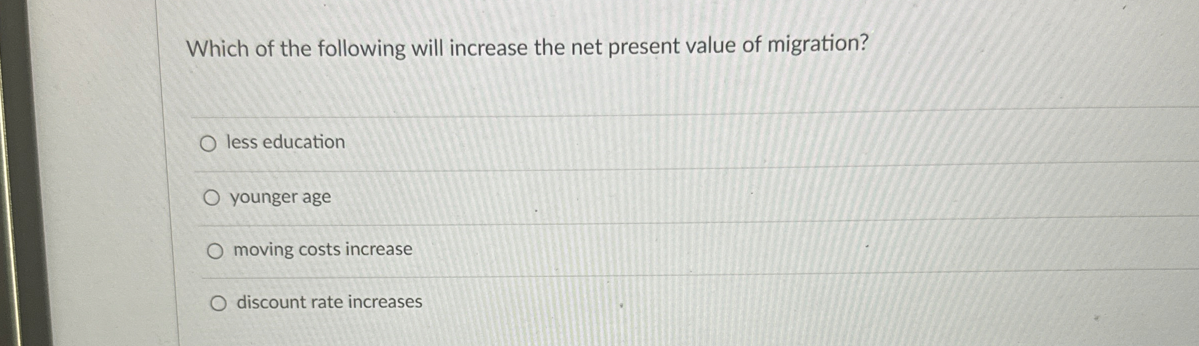 Solved Which of the following will increase the net present | Chegg.com