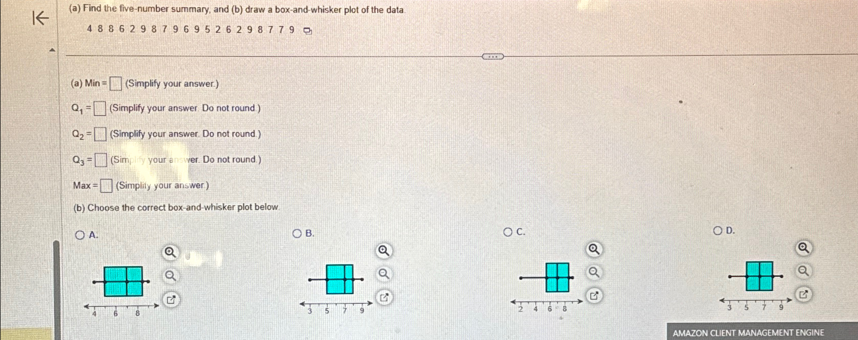 Solved (a) ﻿Find the five-number summary, and (b) ﻿draw a | Chegg.com