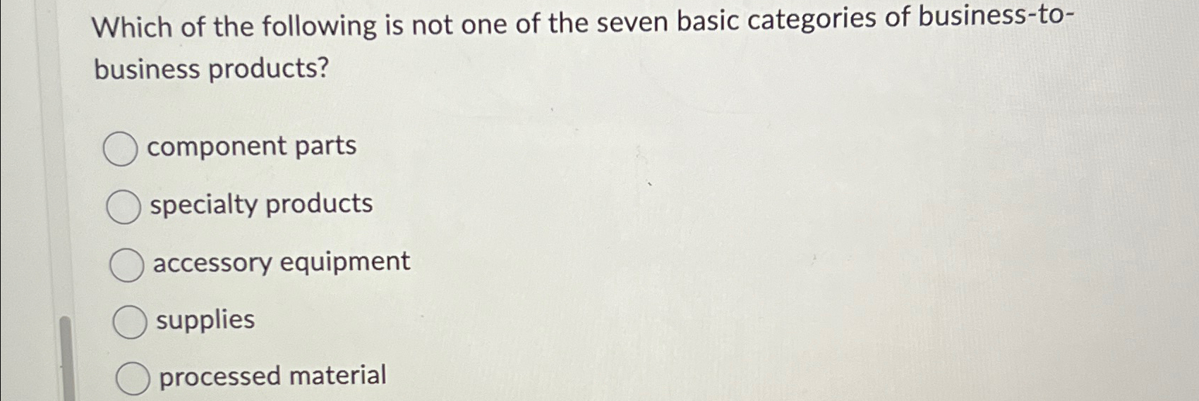 Which of the following is not one of the seven basic | Chegg.com