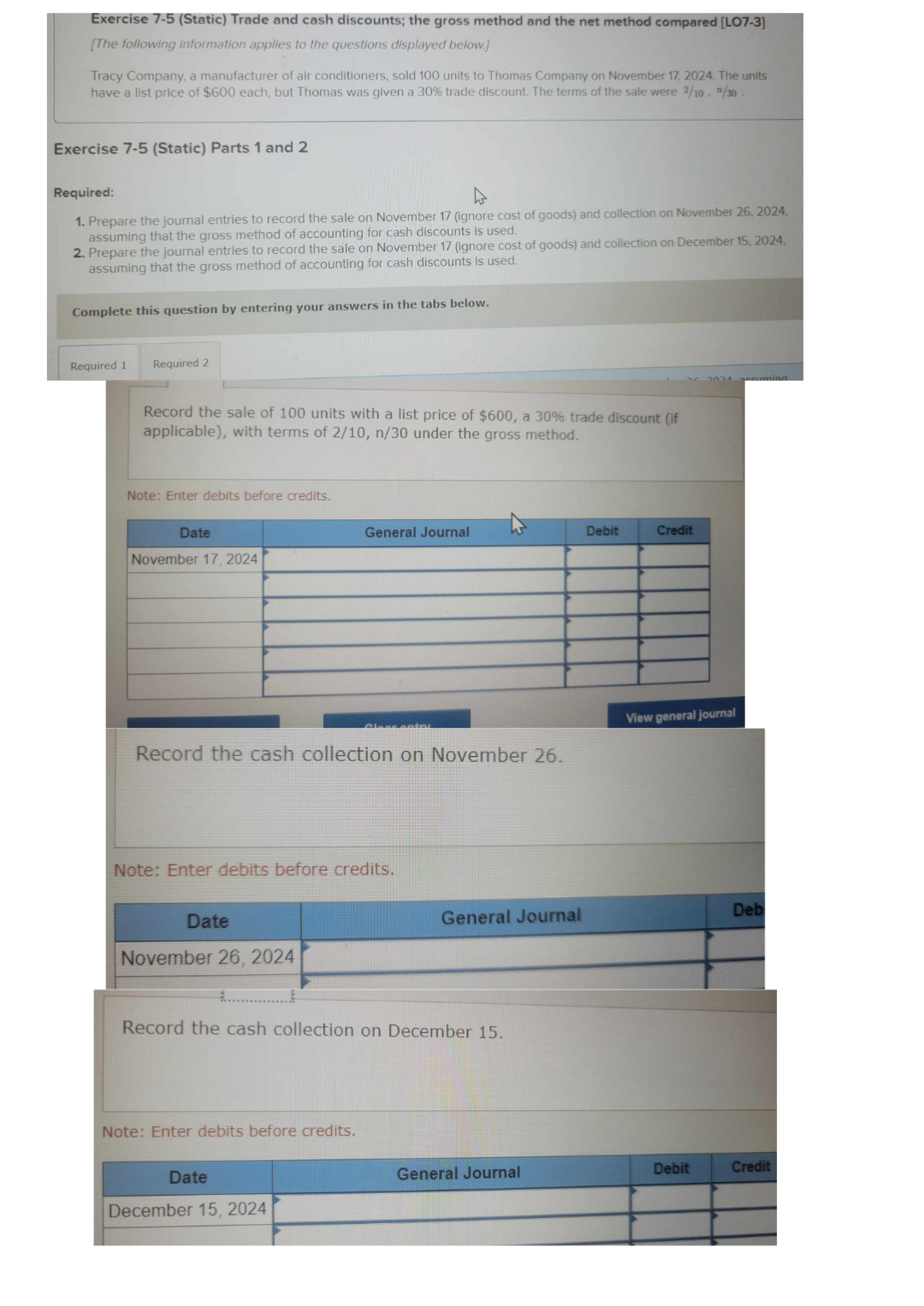 Solved exercise 7 5 static trade and cash discounts the chegg