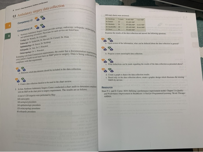 case study 1.1 ambulatory surgery data collection