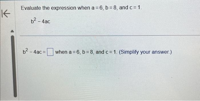 find the value of xa 2 b 4 c 6 d 8