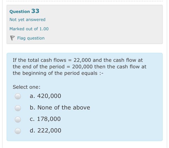 Solved Question 32 Not yet answered Marked out of 1.00 Flag | Chegg.com
