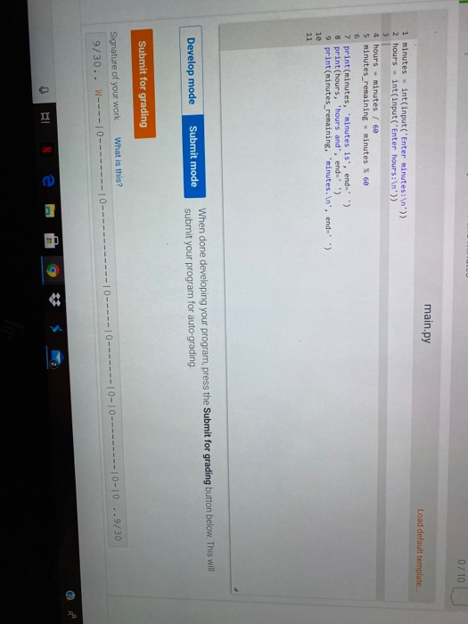 Solved Create a program where the user enters the two | Chegg.com