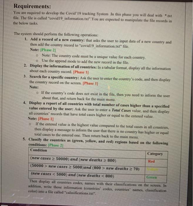 Solved Problem Description A task is assigned to you using | Chegg.com