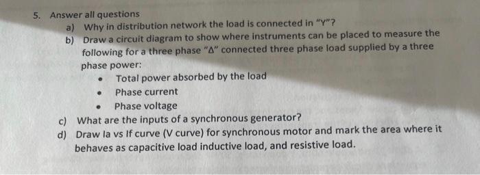Solved 5. Answer all questions a) Why in distribution | Chegg.com