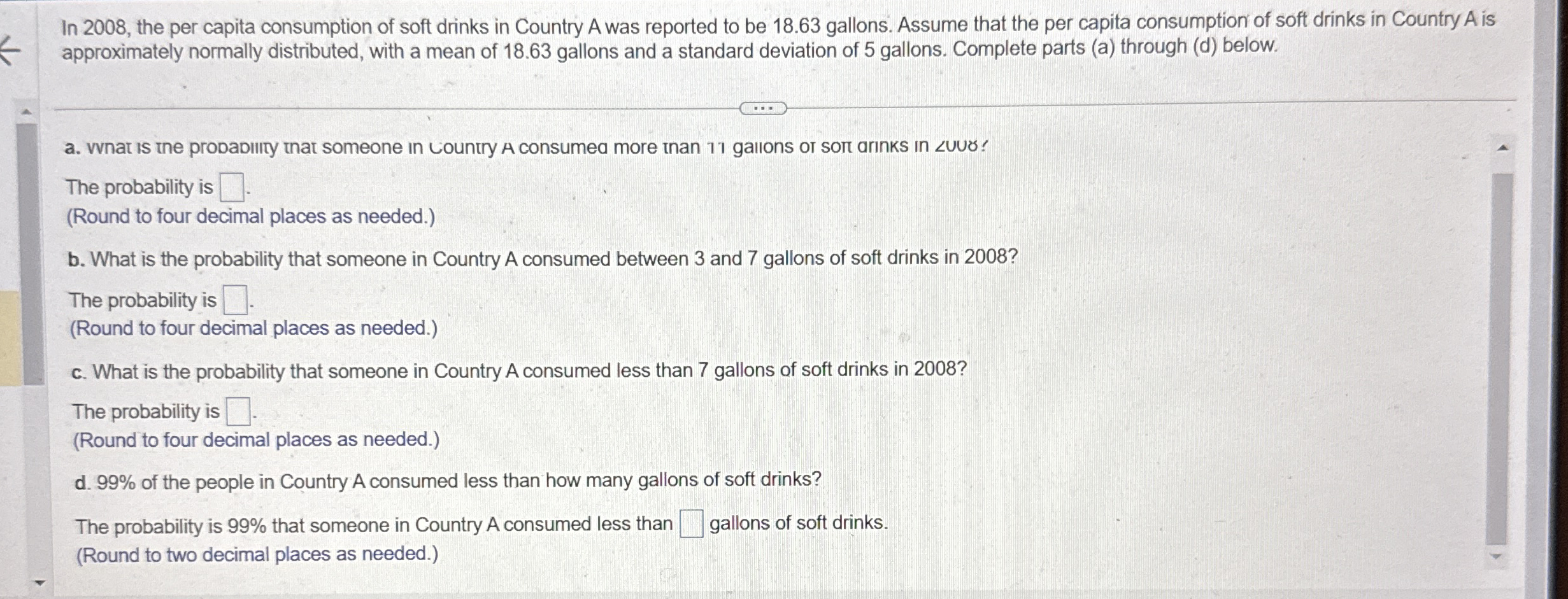 In 2008, ﻿the per capita consumption of soft drinks