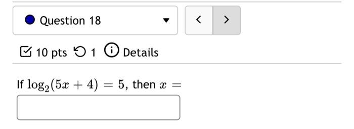 solved-log2-5x-4-5-then-x-chegg