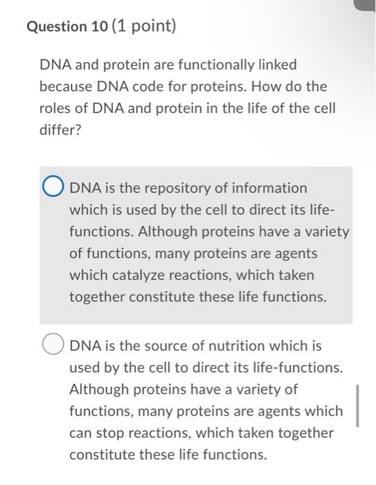 Solved Question 3 (1 point) Which of the following is not