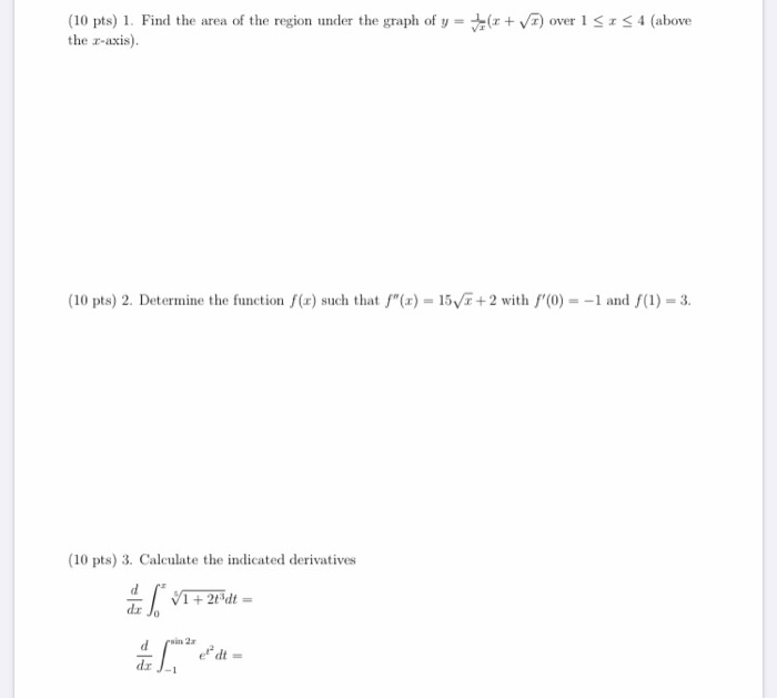 Solved Please answer these 4 questions & show as much work | Chegg.com