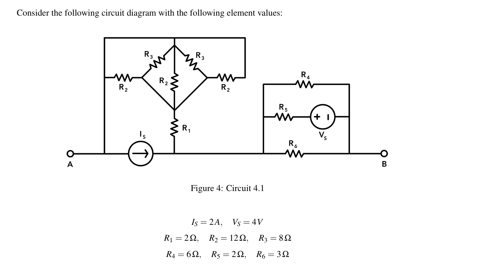 Solved Consider the following circuit diagram with the | Chegg.com