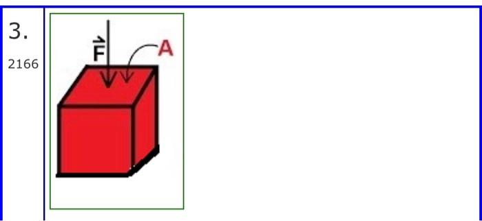 Solved A. A force of 130 N is applied to a cube as | Chegg.com
