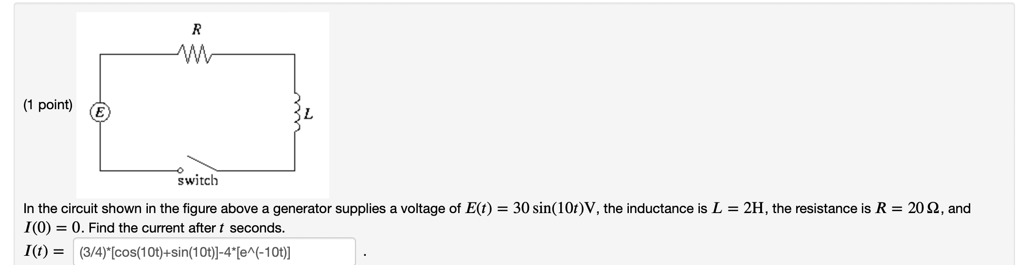 Solved In the circuit shown in the figure above a generator | Chegg.com