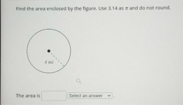Solved Find the area enclosed by the figure.Find the area | Chegg.com