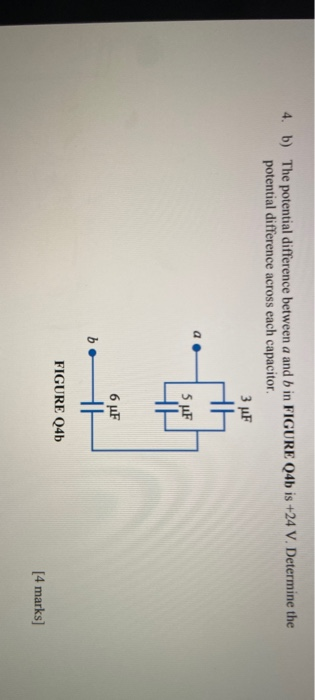 Solved 4. a) For the circuit shown in FIGURE Q4a, the | Chegg.com