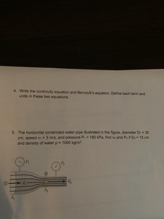Solved Lab 10: Fluid Pressure and Flow Part A Theory Please | Chegg.com
