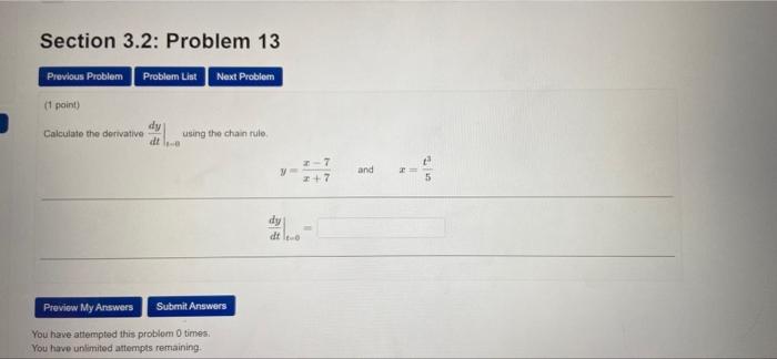Solved Section 3.2: Problem 13 Previous Problem Problem List | Chegg.com