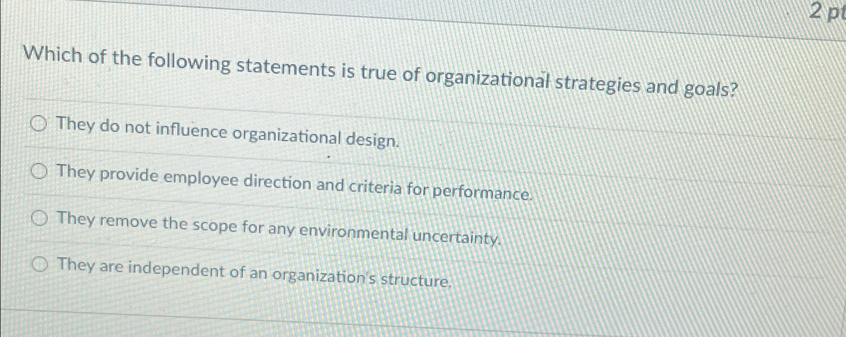 Solved Which of the following statements is true of | Chegg.com
