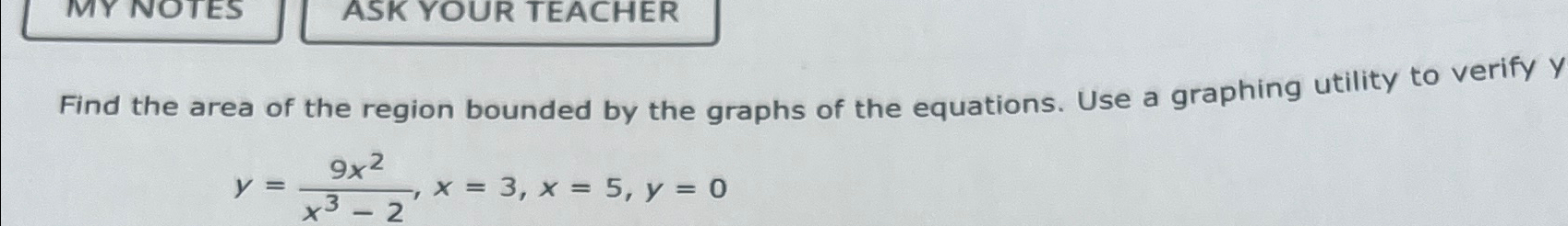 Solved Find the area of the region bounded by the graphs of | Chegg.com