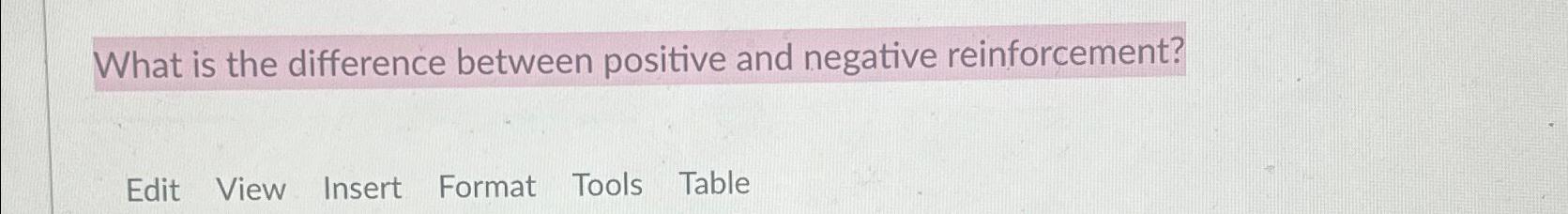 Solved What is the difference between positive and negative | Chegg.com
