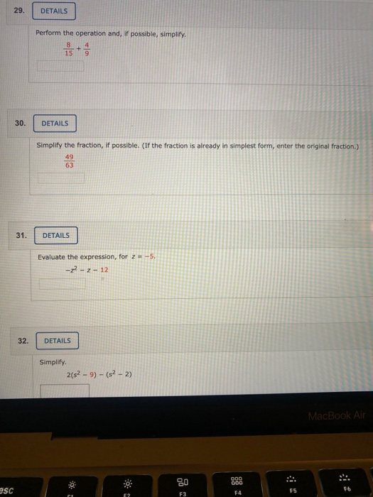 Solved 29 DETAILS Perform The Operation And If Possible Chegg solved-29-details-perform-the-operation-and-if-possible-chegg