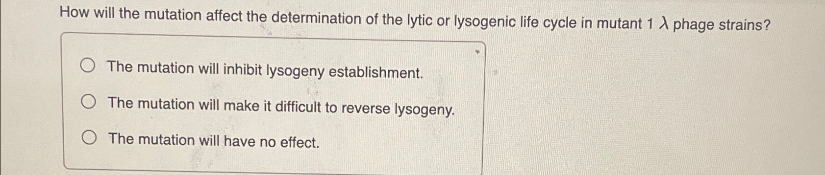 Solved How will the mutation affect the determination of the | Chegg.com