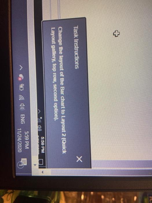 х Task Instructions Change the layout of the Bar | Chegg.com