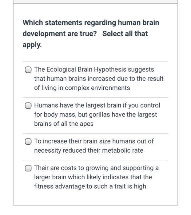 solved-which-statements-regarding-human-brain-development-chegg