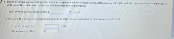 Solved For most products, higher prices result in a | Chegg.com