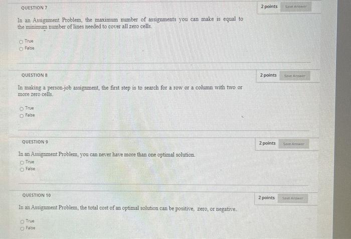 Solved QUESTION 2 points Save Antwo In an Assignment | Chegg.com