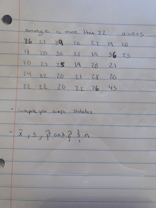 Solved average is more than 22 d=6.05 2 21 39. 20 22 26 20 | Chegg.com