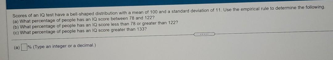 Solved Find the population standard deviation for the given | Chegg.com