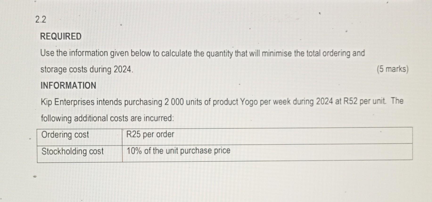 Solved REQUIRED Use the information given below to calculate | Chegg.com