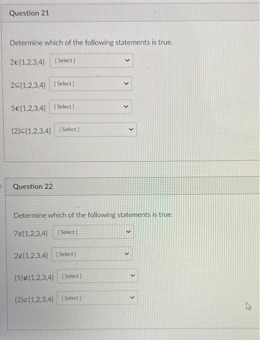 Solved Determine which of the following statements is true. | Chegg.com