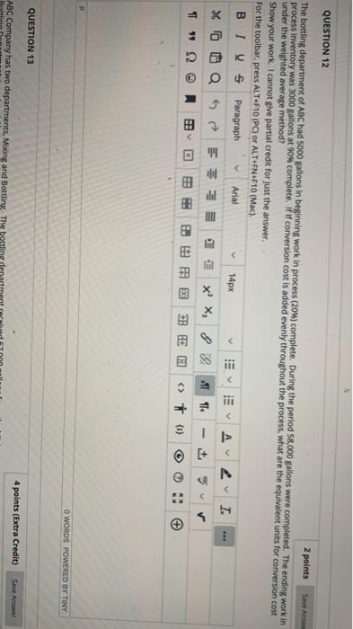Solved P O WORDS POWERED BY TIN QUESTION 13 4 Points (Extra | Chegg.com
