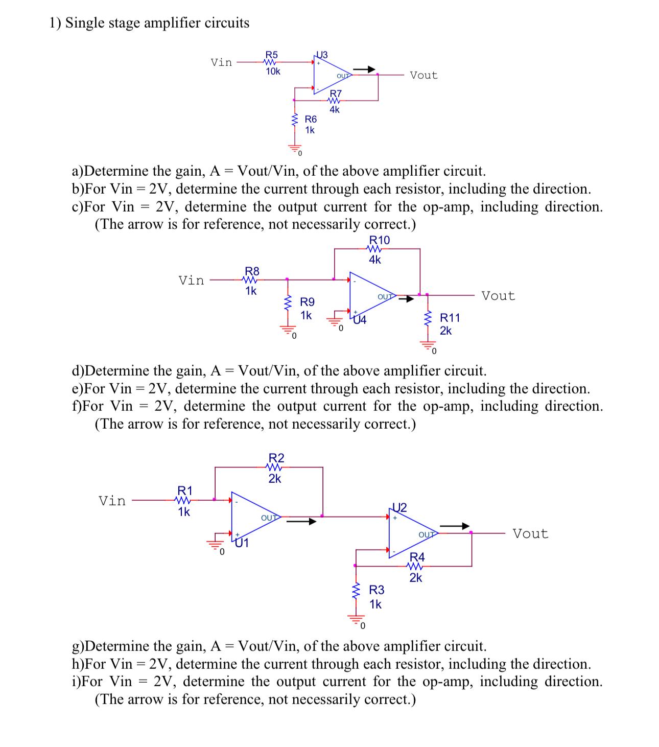 Solved • ﻿Single stage amplifier circuitsa)Determine the | Chegg.com