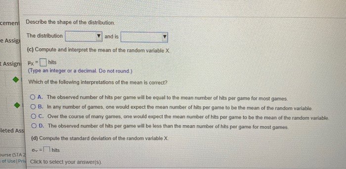 Solved Question Help In the probability distribution to the | Chegg.com
