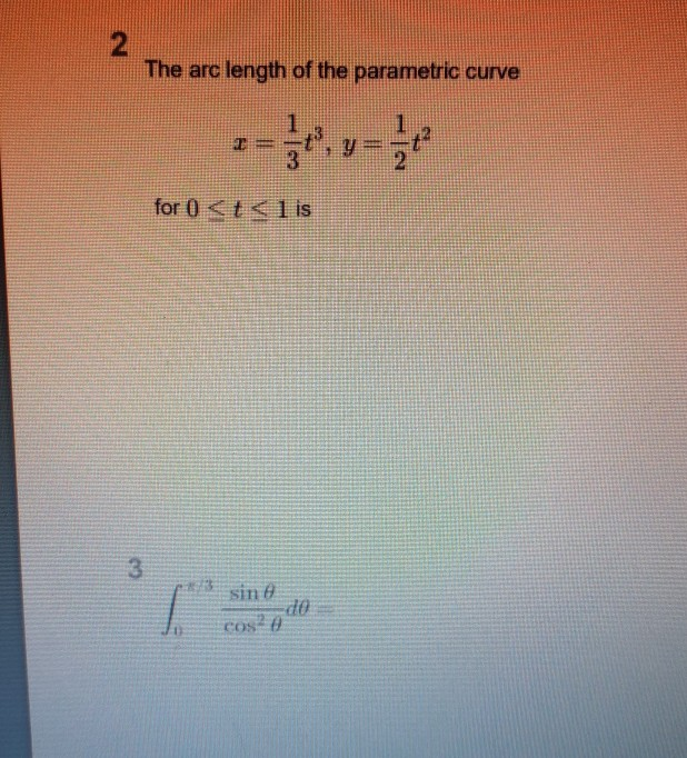 Solved Consider the curve C of parametric equations {i | Chegg.com